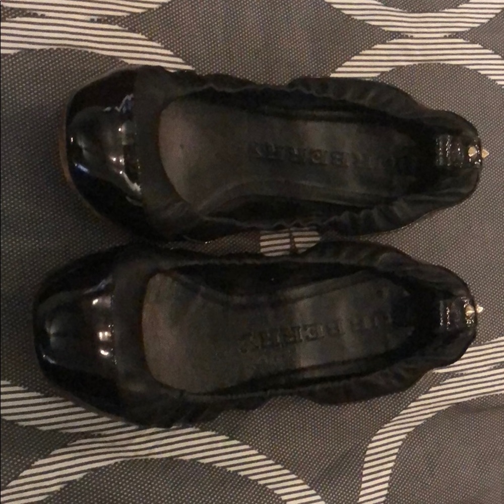 Burberry flats used!